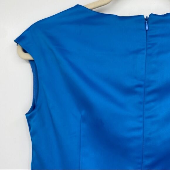 🐇 Metisu Dress Drape Electric Blue Size Medium - Picture 8 of 12